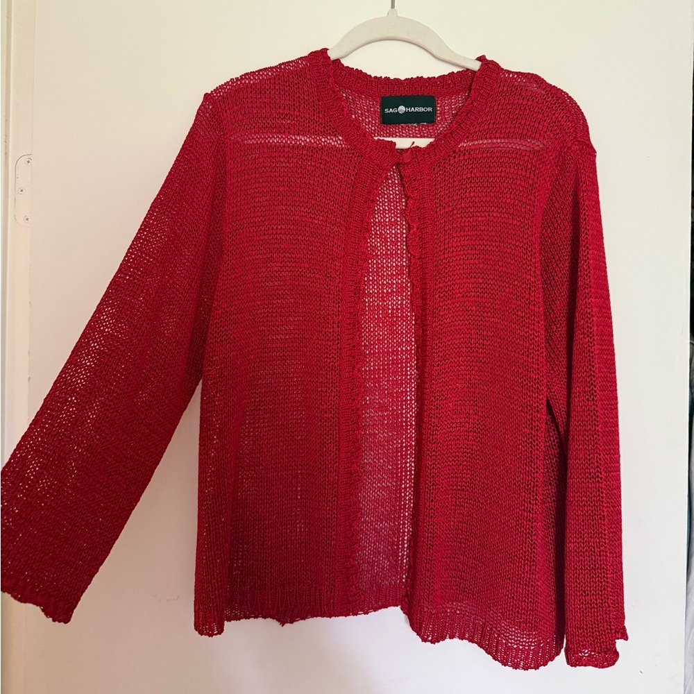 Sag harbor red sweater